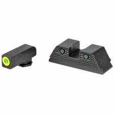 AMERIGLO GL-820 Trooper, Sight, Fits Glock Green Tritium LumiLime Outline Front