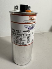 USA-MADE MOTOR RUN CAPACITOR, 80/5 MFD, 370/440 VAC