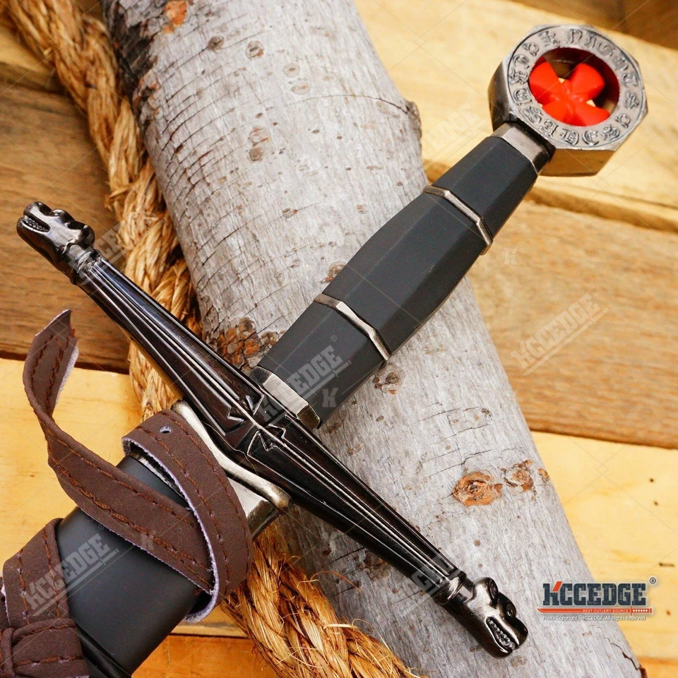 Espada Corta Cruzada Reino de los Cielos Medieval 22.5" de Ibelin Foto 4 de 4