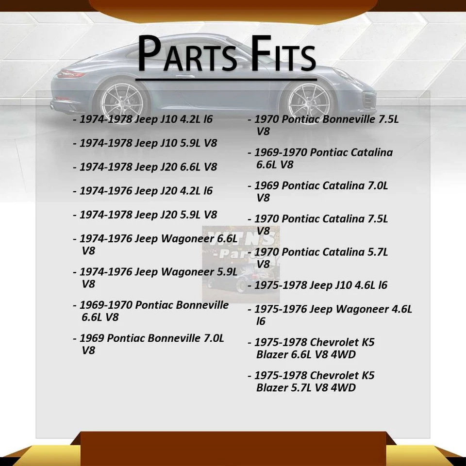 Pinza de freno de disco delantera 2 piezas para camioneta GMC K15/K1500 1971 1972 1973 1974 5,7 L Foto 4 de 4