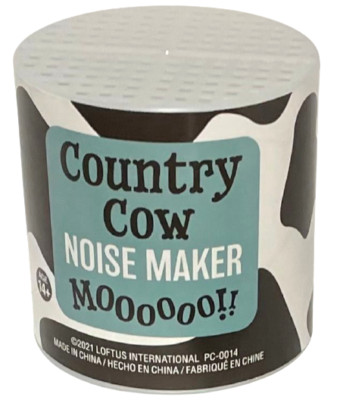 MOO COW CAN Noise Maker Sound Box Toy Joke Gift Funny Voice Cry Farm Animal Gag