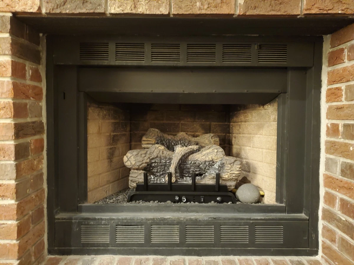 Empire Flint Hill Manual 5-piece 24u0026#034; Ceramic Fiber Log Set - Natural  Gas | eBay