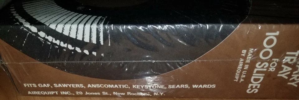 Rotary Tray For 100 Slides, New Sealed, by Airequipt Made In USA! Vintage - Image 3 of 4