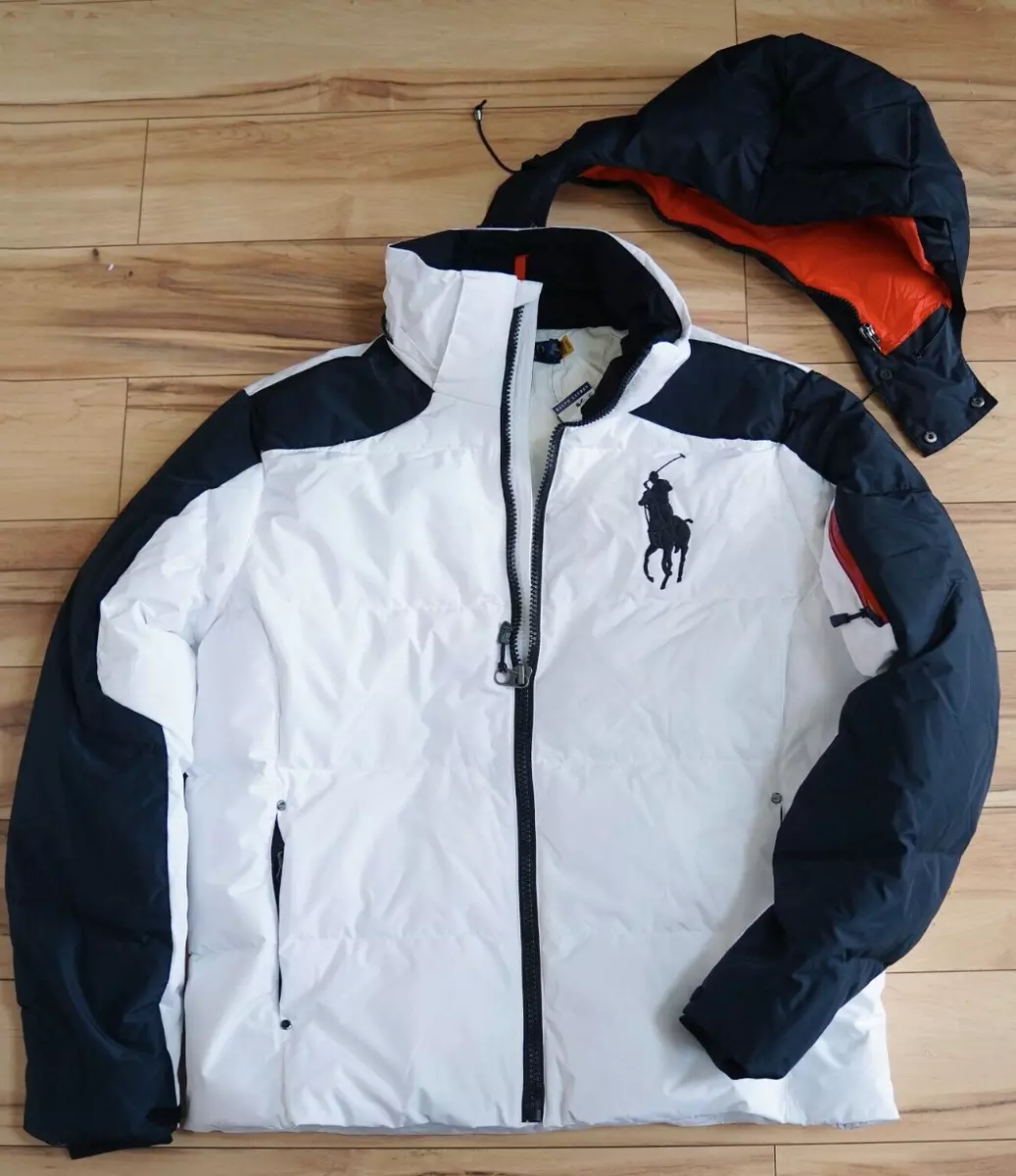 Ralph lauren black and white jacket clearance