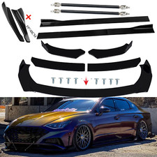 Front Bumper Rear Lip Splitter Spoiler Diffus...