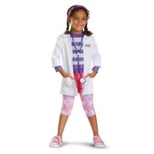 Doc McStuffins Deluxe Disney Doctor Fancy Dress Halloween Toddler Child Costume