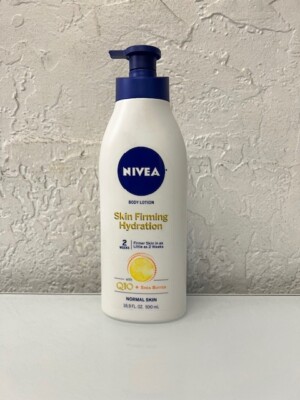 NIVEA Skin Firming Body Lotion with Q10 & Shea Butter, Normal Skin - 16.9 fl oz