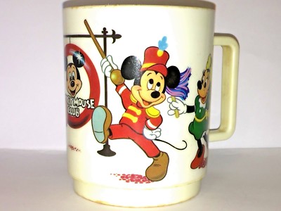 Walt Disney World Plastik Tasse Kinder Vintage Deka Melamin Mickey Maus Verein