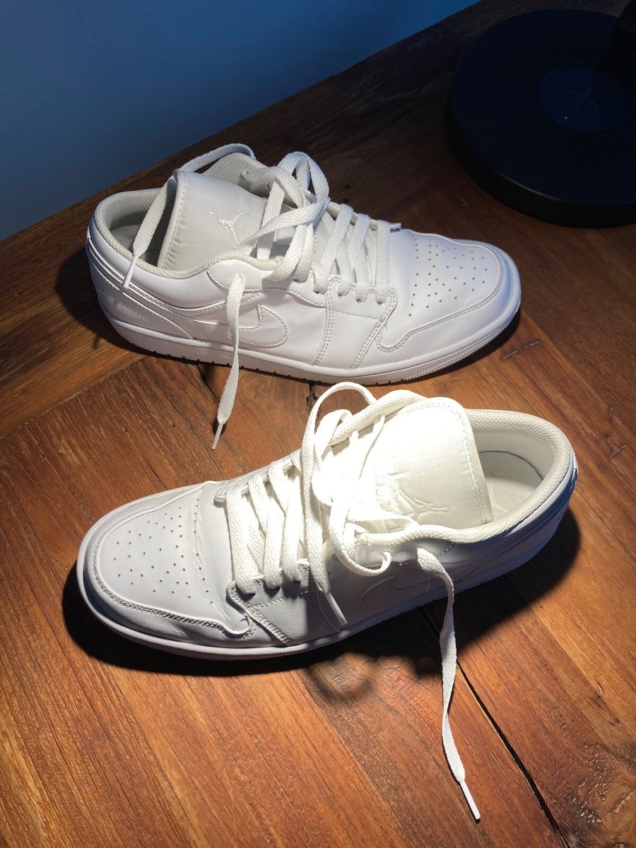 jordan air 1 low sneaker weiss