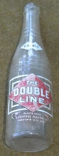 Vintage The Double Line Soda Bottle 12 oz Seminole Flavor Co. 