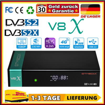 HD Satelliten Receiver DVB-S/S2/S2X Sat H.265 PVR Scart HDMI Satellitenempfänger