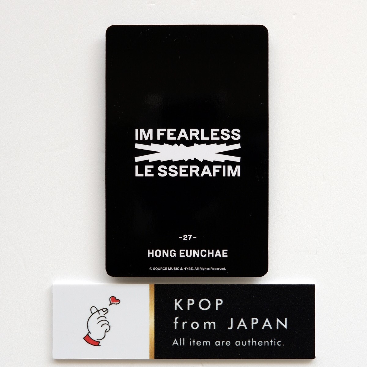 Eunchae LE SSERAFIM FEARLESS Weverse japan photocard