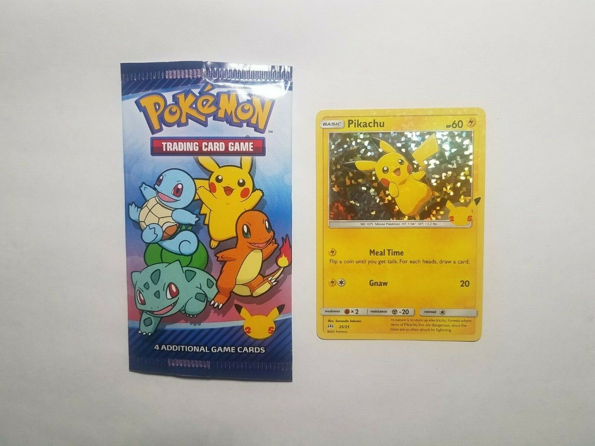 Brand New* Pokémon Pikachu 25/25 HOLO 25th Anniversary