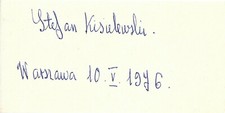 Stefan Kisielewski Composer Autogramm 9x13 cm Blatt
