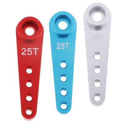 Metall 25T Lenkservoarme für RC Auto Boot Futaba Axial Zubehörteile