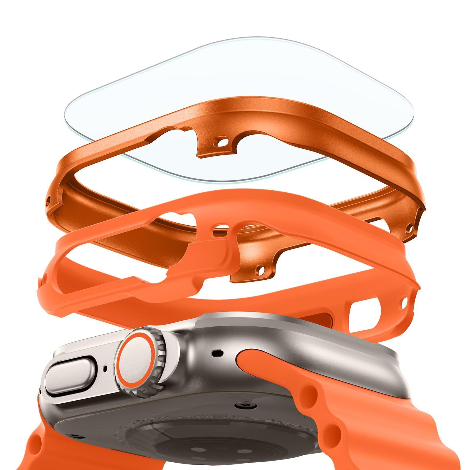 ESR for Apple Watch Ultra 2/1 Case with Screen Protector 49mm (2024/2023/2022),