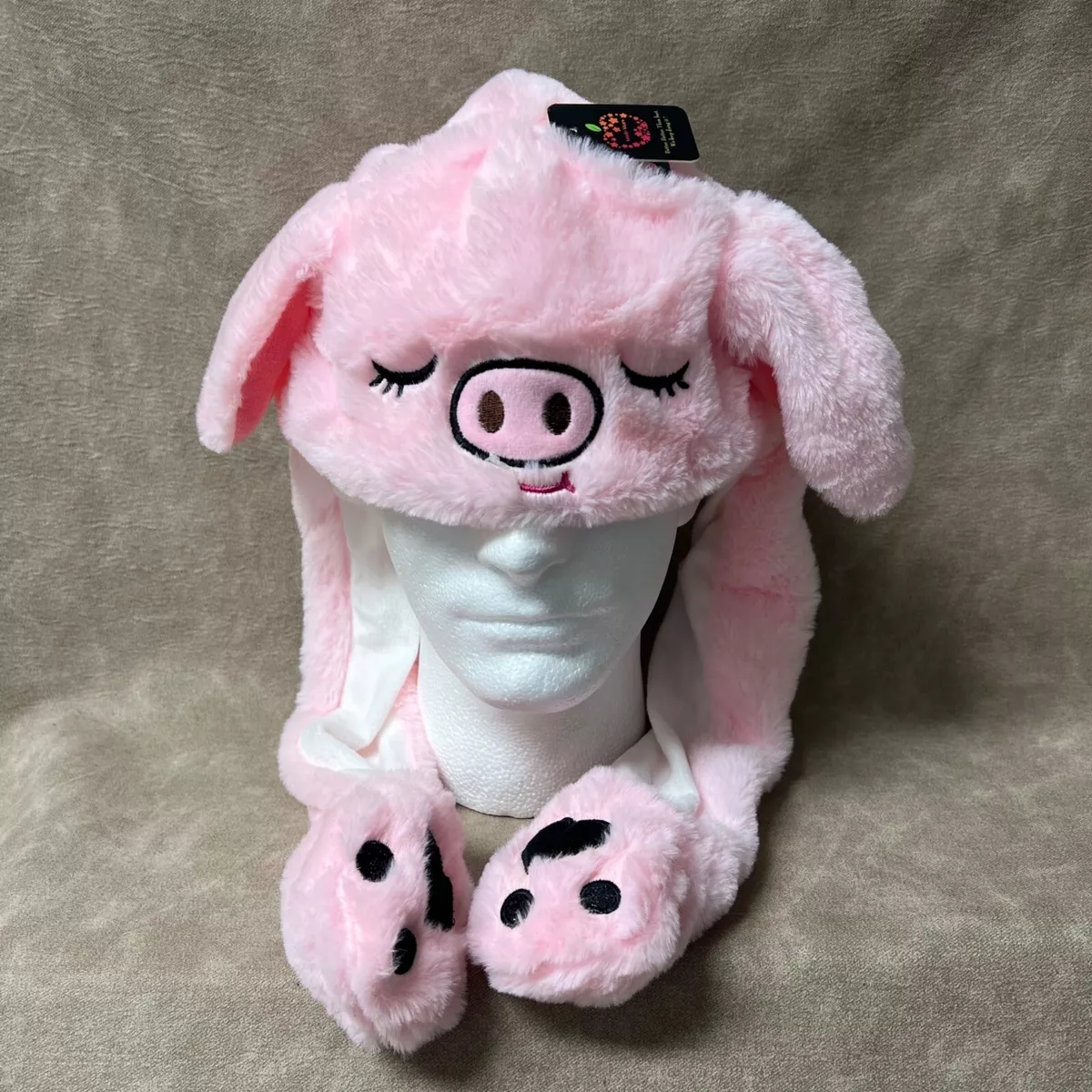 NEW Pig Flappy Ear Hat Winter Hat Snow Hat Cold Weather Hat eBay
