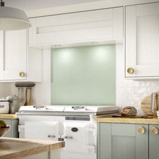 Laura Ashley Glass Splashback Eau De Nil Kitchen Heat Resistant Cooker Hob Panel
