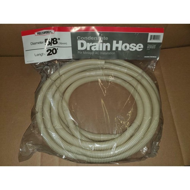 RECTORSEAL DL83003/DL83003 5/8" X 20' CONDENSATE DRAIN HOSE FOR MINI