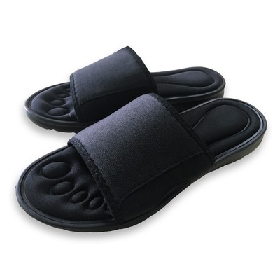 Ladies Memory Foam Slippers Sliders Flip Flop Slip on Sandals UK Sizes 6 | eBay