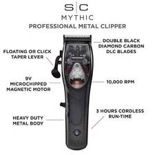 StyleCraft SCMMCB Mythic Microchipped Metal Clipper with Magnetic Motor NEW