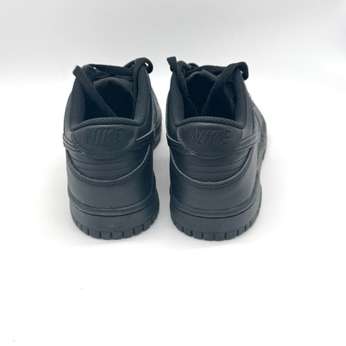 Nike Dunk Low Triple Black Big Kids 6.5 / Womens 8 Shoes New FB9109-009 - Picture 5 of 11