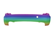 Ford C-Max 2007-10 Heckstoßstange hinten lackiert in Wunschfarbe ohne PDC