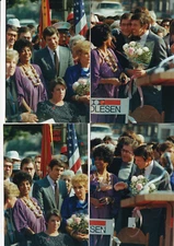 LOT SIX: 4 original 1985 LEONARD NIMOY star ceremony 4" x 5 3/4" vintage prints