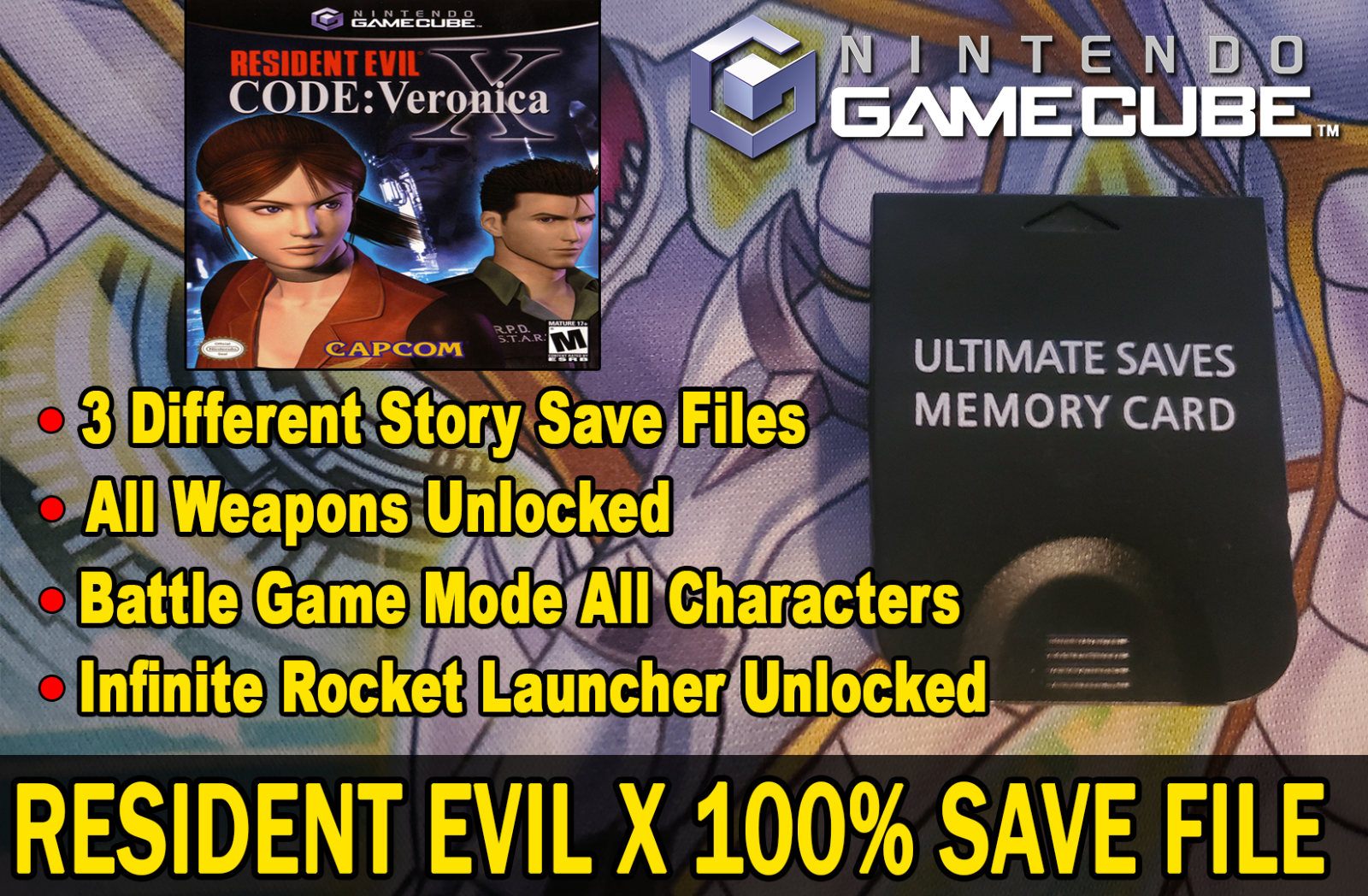 Resident Evil: Code Veronica X remake promotional materials ( made