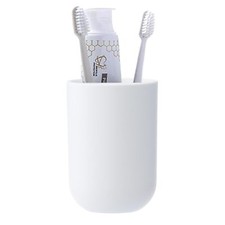 Toothbrush Cup Bathroom Cup Toothbrush Holder Bathroom Tumbler Plastic 350ml wh