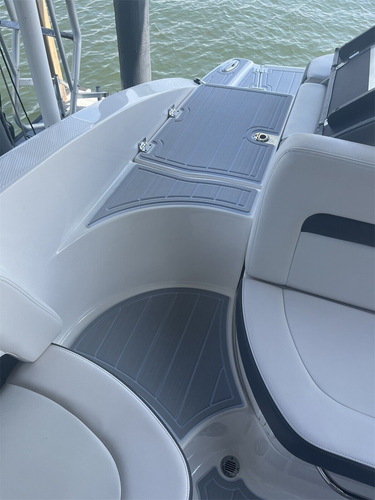 2014 Chaparral 246 SSI Swim Platform Cockpit Boat EVA Foam Teak Decking Flooring - Foto 3 di 24