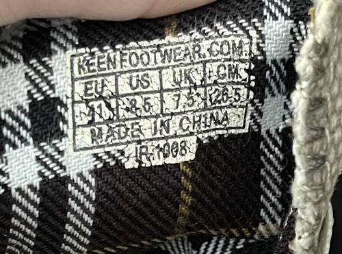 Keen (retired) VENTURA W/Sz 9 M/ Sz 7 Washable Canvas lace-up sneakers CLEAN! - Picture 6 of 12