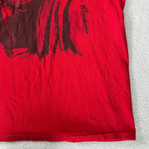 Star Wars Yoda Graphic T-Shirt Mens XL Red American Flag Sunglasses Cotton Tee - Picture 9 of 18