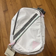 Adidas Prime Sling Backpack/Athletic Bag Single Strap Crossbody White Pink