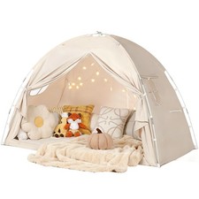 New Best Bed Tent Twin and Full for Kids, Canopy Privacy Sleep Indoor Bunk Cozy