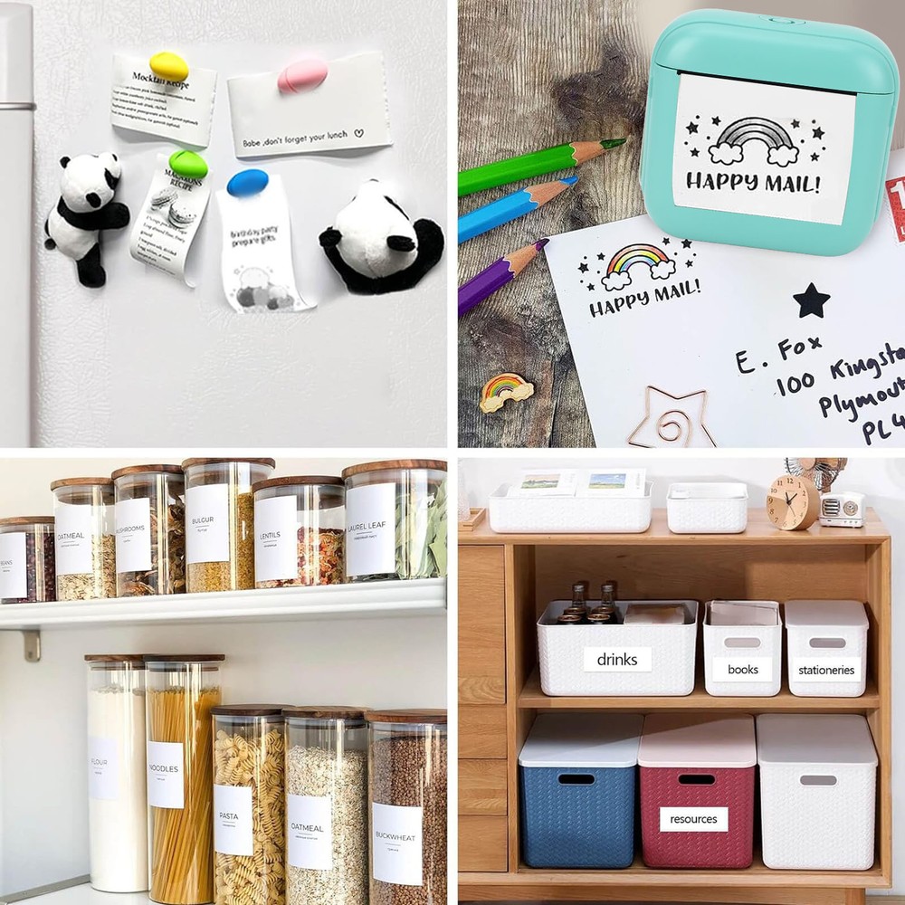 Portable Thermal Label Printer for Home and Shop No Ink Needed