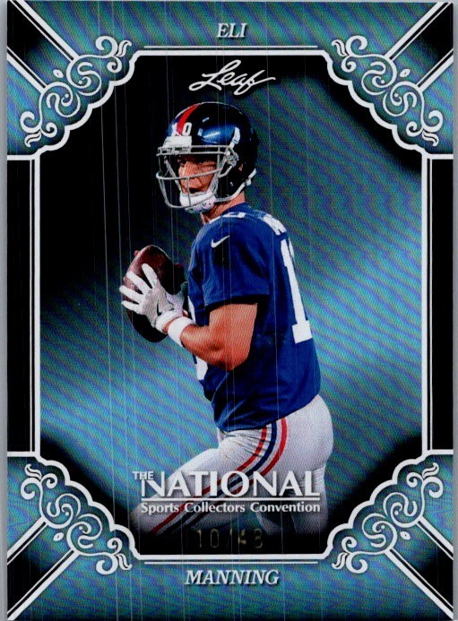 Eli Manning 2026 Leaf National NSCC Exclusive Blue /48