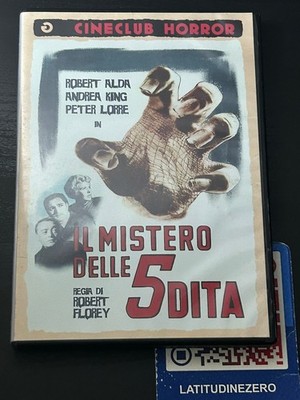 DAS GEHEIMNIS DER FÜNF 5 FINGER (1946) - DVD ITA auf Italienisch Golem Horror