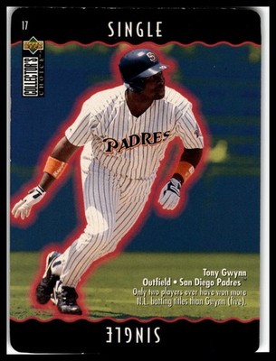 1996 Collector's Choice #17a Tony Gwynn You Make the Play : Single