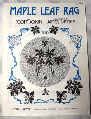 Maple Leaf Rag by Scott Joplin, James Bastien Sheet Music 1975 Simplified GP 182