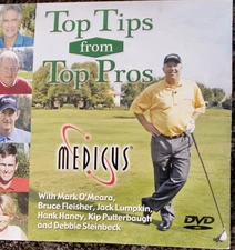 MEDICUS ~ "Top Tips From Top Pros" GOLF TRAINING DVD ~ SHIPS FREE