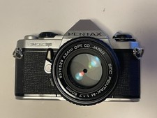 Pentax Asahi ME 35mm SLR Film Camera with Pentax SMC 1.7 50mm Lens - Tested