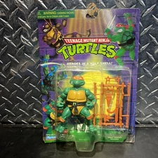Vintage Teenage Mutant Ninja Turtles TMNT Playmates Michaelangelo Turtle Figure