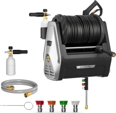 #ad Wall Mounted Pressure Washer Essential W Upgraded 1800W Motor 2900 PSI 2.2 GPM $472.00