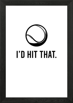 id hit that gerahmtes Wandbild Poster Leinwanddruck Bild
