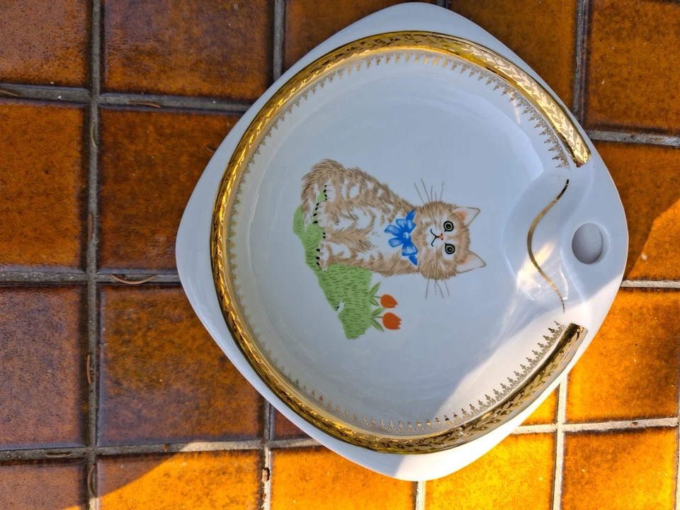 Assiette Chauffante Bebe ,ancienne,porcelaine - Photo 2/4