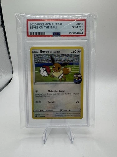 Eevee on the Ball - (Pokemon Futsal)  002/005 PSA 10