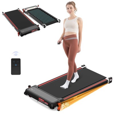 CITYSPORTS 2 Side Walking Pad mit Neigungsmassagefunktion 2 in 1 unter Schreibtisch   