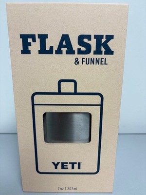 Stainless Steel YETI   Flask New in Box - Authentic - NEW