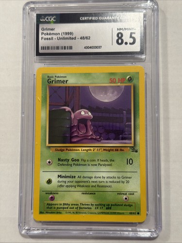 Grimer (1st Edition) graded CGC 9.5 for sale on eBay